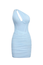 Load image into Gallery viewer, sealbeer A&amp;A One shoulder bodycon dress